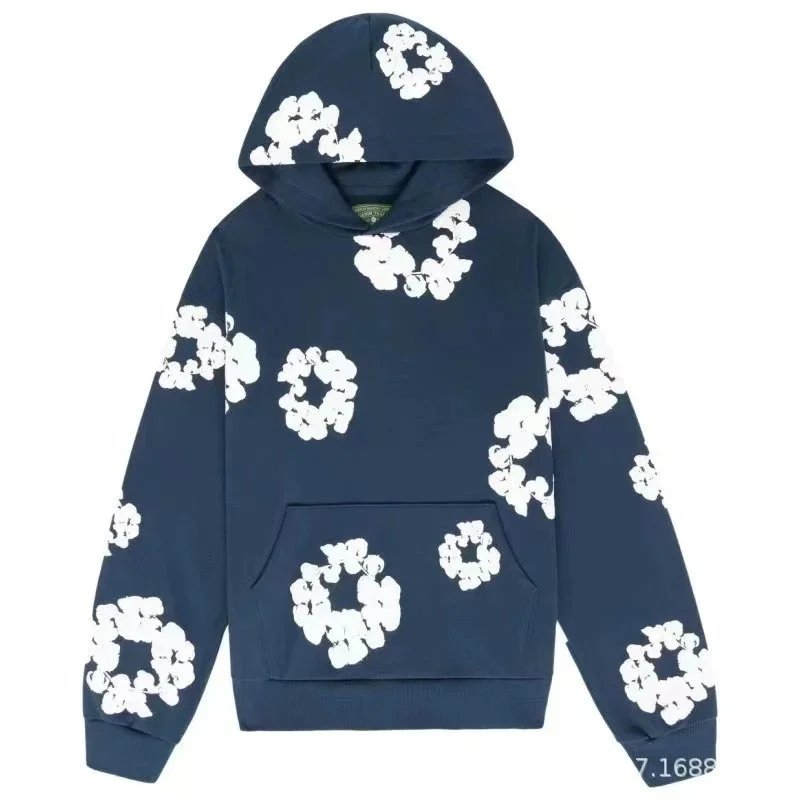 navy blue hoodie